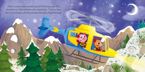 Lights and Sounds Emergency Vehicles Book, Learning SPACE