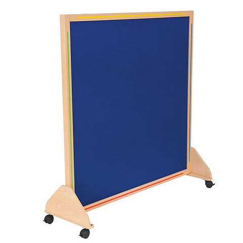 Little Acorns Wooden Frame Junior Partition, 1200mm(w)x900mm(h) Blue Learning SPACE