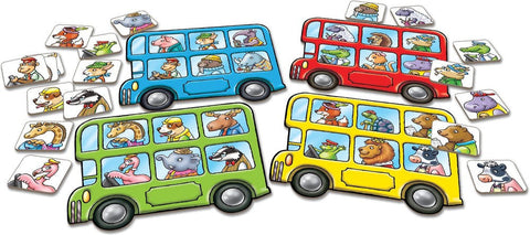 Little Bus Lotto Mini Game-Early Years Maths,Early Years Travel Toys,Games & Toys,Gifts for 5-7 Years Old,Maths,Maths Toys,Memory Pattern & Sequencing,Orchard Toys,Primary Games & Toys,Primary Maths,Primary Travel Games & Toys,Stock-Learning SPACE