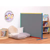 Little Rainbows Freestanding Junior Partition-Dividers,Wellbeing Furniture-1200mm(w)x900mm(h)-Grey-2901LGRY-Learning SPACE