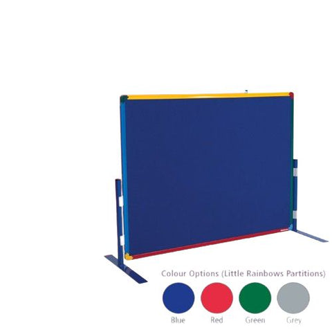 Little Rainbows Freestanding Junior Partition-Dividers,Wellbeing Furniture-1500mm(w)x1200mm(h)-Blue-2904LBL-Learning SPACE
