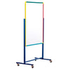Little Rainbows Junior Mobile Magnetic Writing Board, 600mmx900mm Portrait Learning SPACE