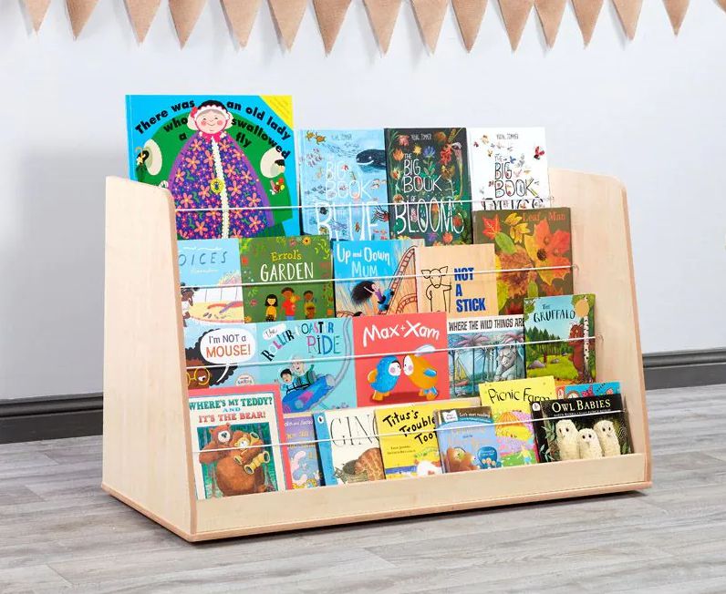 Low Front Facing Book Case, Learning SPACE