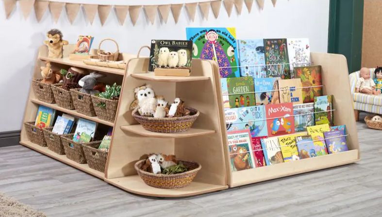 Low Maple Book Readers Corner (3Pk), Learning SPACE