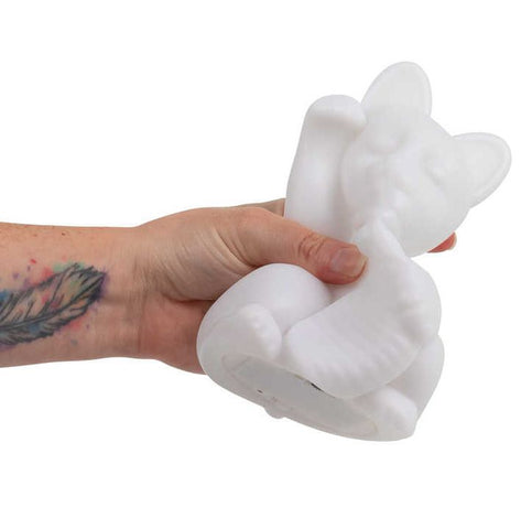 Lumez Squishy Colour Changing Lucky Cat Light-Fidget,SCOTEXCEL,Sensory Light Up Toys,Squishing Fidget,Tobar Toys,Visual Sensory Toys-Learning SPACE