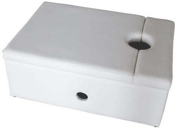 Lumina Square Padded Plinth (For 15cm Diameter Bubble Tubes), White Learning SPACE