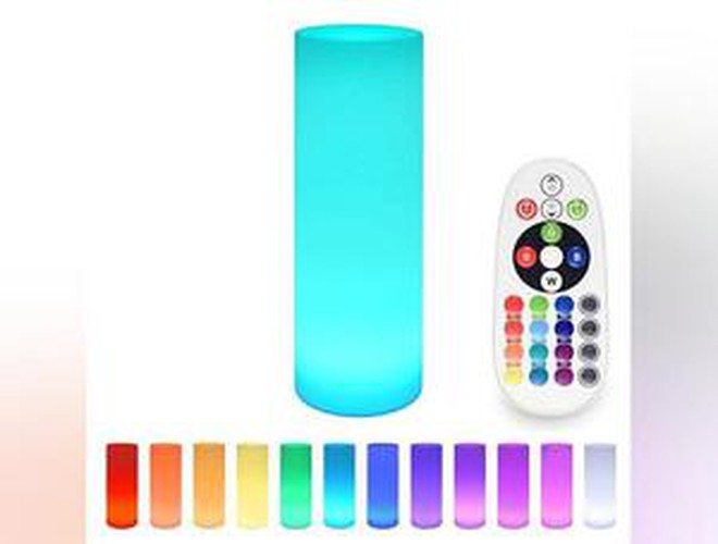 Lumina Colour Changing Cylinder, Novelty Lighting Learning SPACE