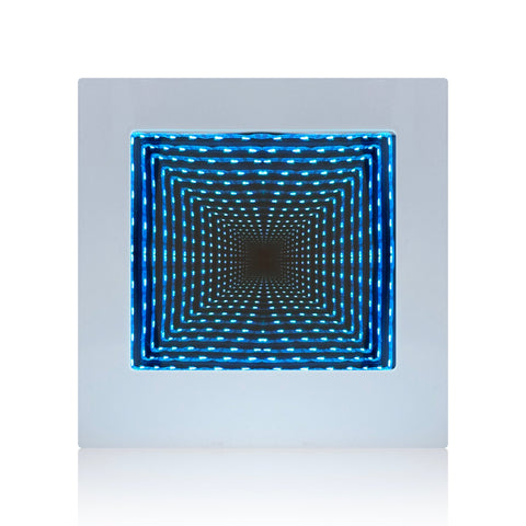 Lumina Colour Changing Square Tunnel Infinity Lamp, Learning SPACE