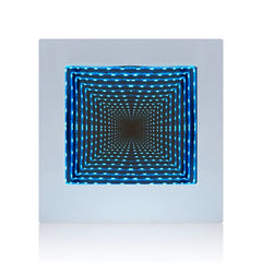 Lumina Colour Changing Square Tunnel Infinity Lamp, Learning SPACE
