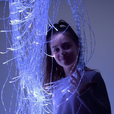 Lumina Fibre Optic Tails 2m (With Lightsource)-Fibre Optic Lighting,Playlearn,Sensory Room Lighting,string light-Learning SPACE
