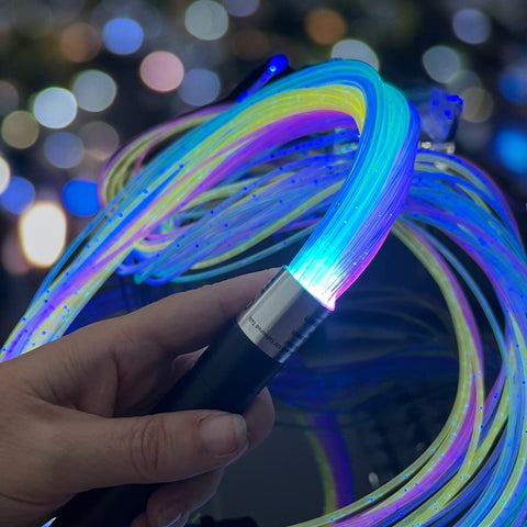 Lumina Fibre Optic Wand with Tails 1.5m COLOURED TAILS PREORDER APRIL-Calming & Anxiety,Den Accessories,Fibre Optic Lighting,Playlearn,Sensory,Sensory Light Up Toys,Sensory Processing Disorder,Sensory Seeking,Visual Sensory Toys-Learning SPACE