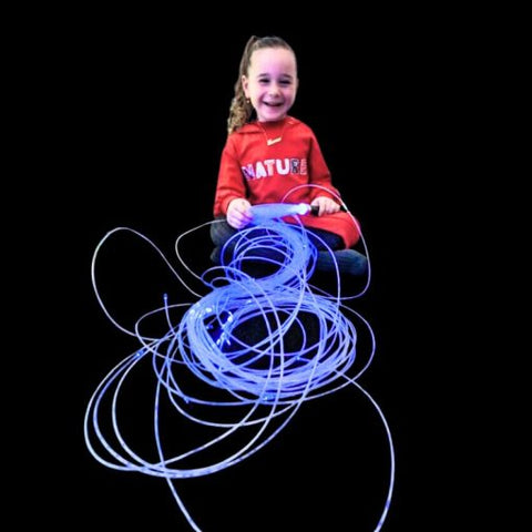 Lumina Fibre Optic Wand with Tails 1.5m COLOURED TAILS PREORDER APRIL-Calming & Anxiety,Den Accessories,Fibre Optic Lighting,Playlearn,Sensory,Sensory Light Up Toys,Sensory Processing Disorder,Sensory Seeking,Visual Sensory Toys-Learning SPACE