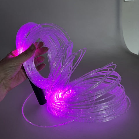Lumina Fibre Optic Wand with Tails 1.5m COLOURED TAILS PREORDER APRIL-Calming & Anxiety,Den Accessories,Fibre Optic Lighting,Playlearn,Sensory,Sensory Light Up Toys,Sensory Processing Disorder,Sensory Seeking,Visual Sensory Toys-Learning SPACE