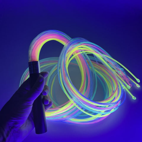 Lumina Fibre Optic Wand with Tails 1.5m COLOURED TAILS PREORDER APRIL-Calming & Anxiety,Den Accessories,Fibre Optic Lighting,Playlearn,Sensory,Sensory Light Up Toys,Sensory Processing Disorder,Sensory Seeking,Visual Sensory Toys-Learning SPACE