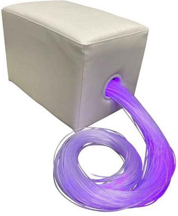 Lumina White Padded Seat & Surround (for Fibre Optics), Learning SPACE