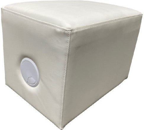 Lumina Fibre Optics White Padded Seat and Surround-Fibre Optic Lighting,Lumina,Padded Seating,Playlearn,Plinths,Seating,Stock-Learning SPACE