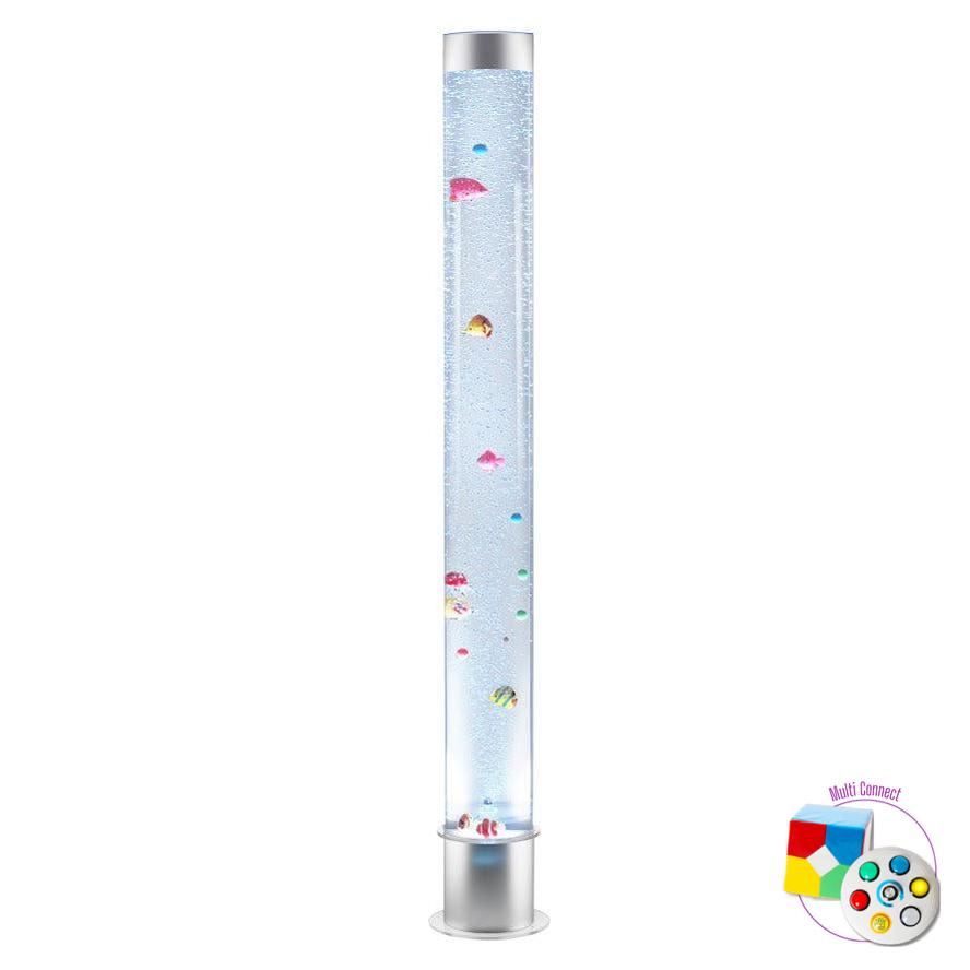 Lumina Multi-Connect 1.2m Slim Bubble Tube with Fish and Remote, Learning SPACE