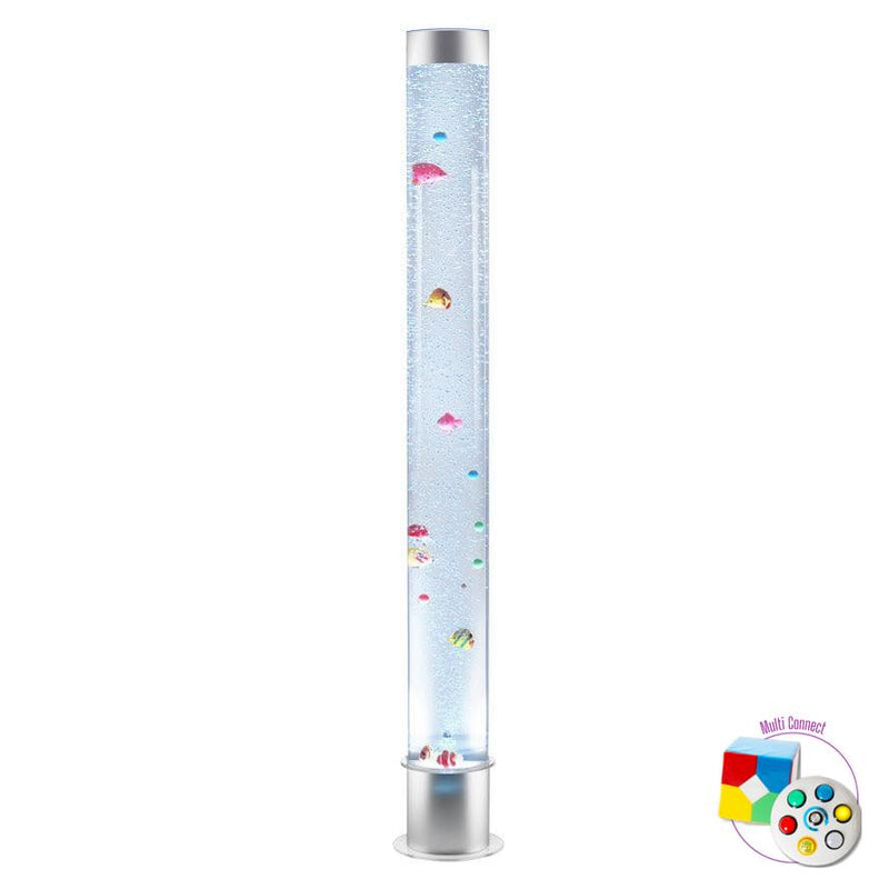 Lumina Multi-Connect 1.2m Slim Bubble Tube with Fish and Remote, Learning SPACE