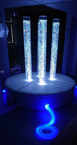 Lumina Multi-Connect Large Bubble Tube ALL IN ONE (Plastic Base), Learning SPACE