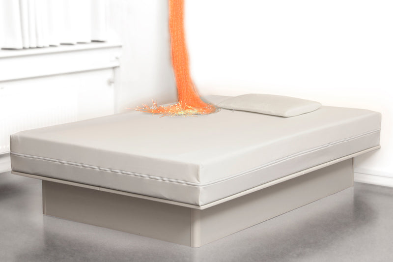 Luxury Standard Waterbed, Plinth White F1 - Very Soft / High Motion Learning SPACE