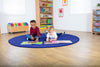 Luxury Super Soft Round Carpet 2m, Learning SPACE