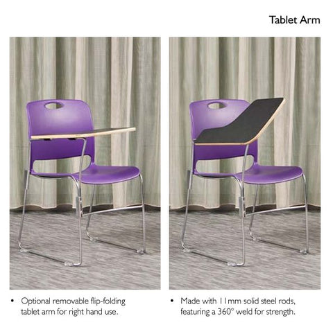Maestro HD Padded Stacking Chair, Learning SPACE