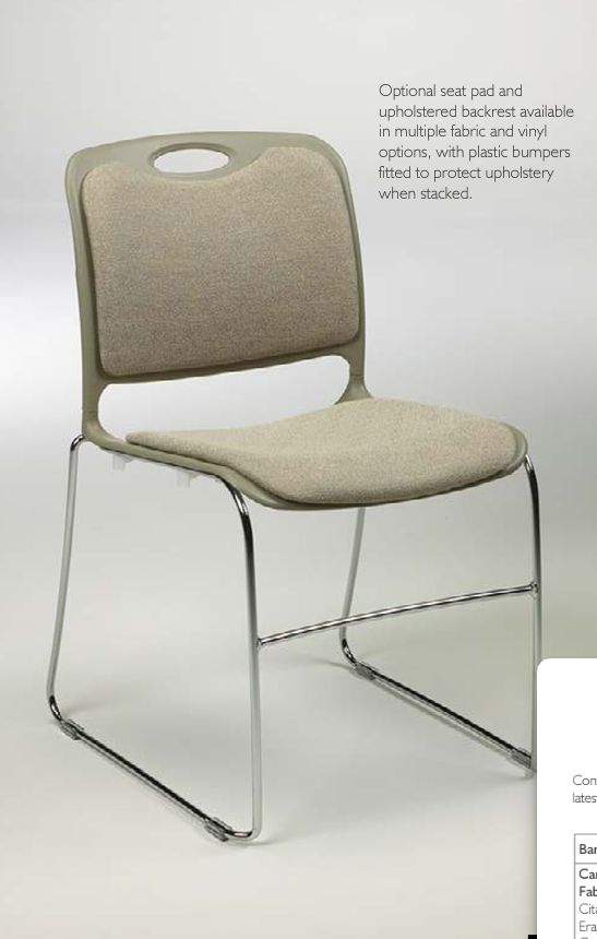 Maestro HD Padded Stacking Chair, Learning SPACE