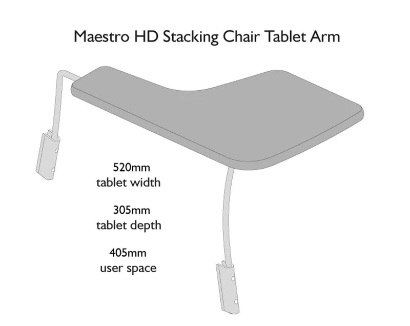 Maestro HD Padded Stacking Chair, Learning SPACE