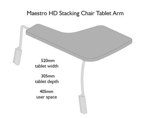 Maestro HD Padded Stacking Chair, Learning SPACE
