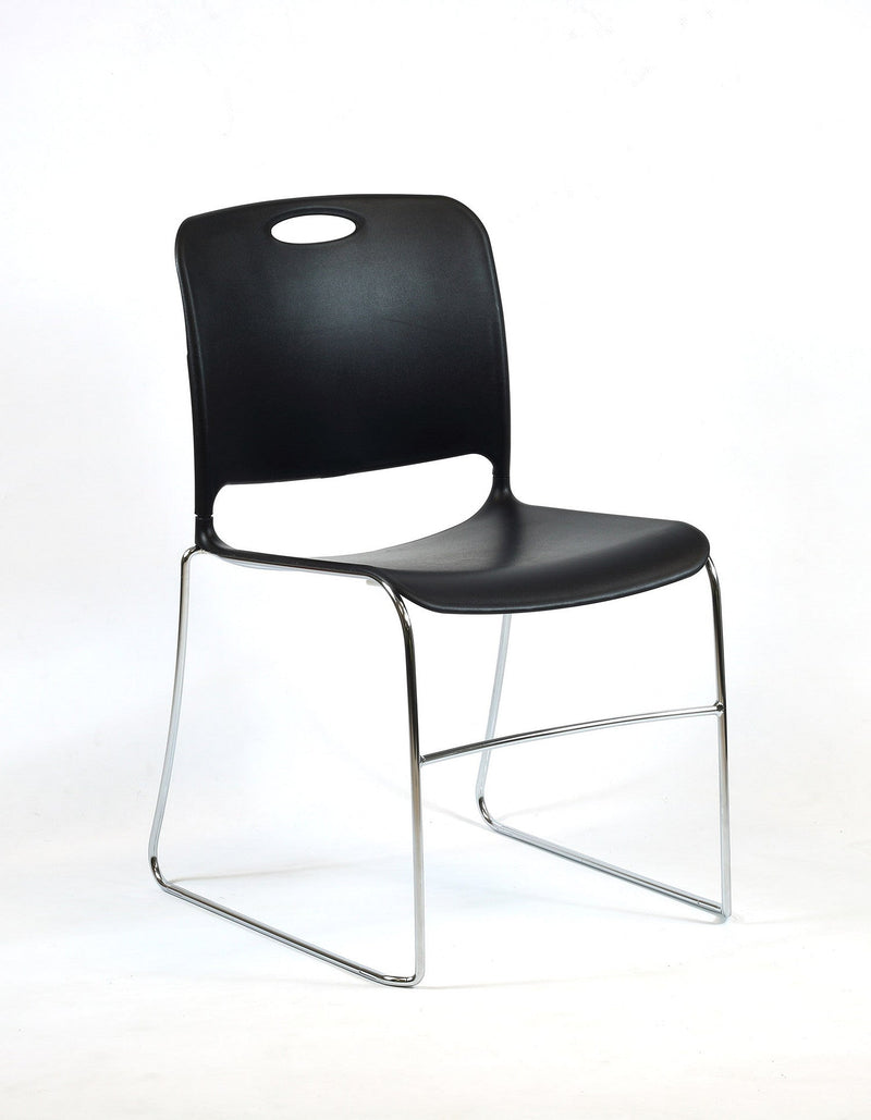 Maestro HD Padded Stacking Chair, Black Learning SPACE