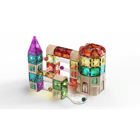 MagArt Building Set with Magnetic Tiles 108pcs, Learning SPACE