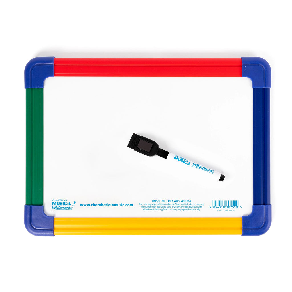 Magnetic A4 Mini dry-wipe Whiteboard-Classroom Packs,Dyspraxia,Educational Classroom Materials,Music,Music Class Pack-Single-WB135-Learning SPACE