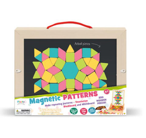 Magnetic Patterns Wooden Activity Box-Dementia,Memory Pattern & Sequencing,Shape & Space & Measure-Learning SPACE