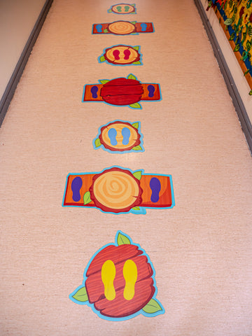 Main Sensory Pathway Pack: 20-30m-Dropship,Movement Breaks,Sensory Flooring,Sensory Paths,Stock-Learning SPACE