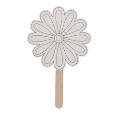 Make Your own Lollipop Flower Fan. Pack of 10, Learning SPACE