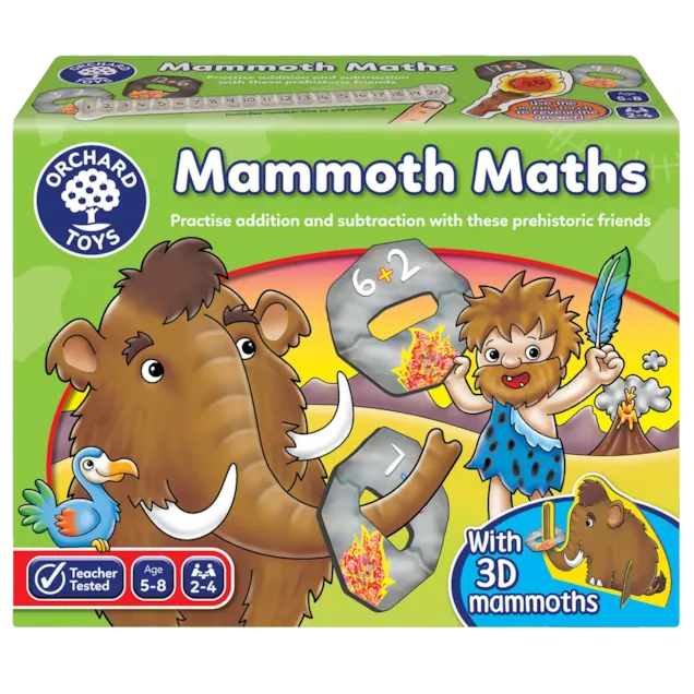Mammoth Maths Game - Board Game, Learning SPACE