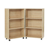Maple Mobile Fold Away Bookcase, Learning SPACE