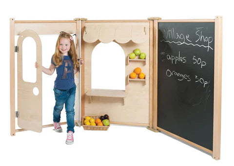 Maple Panel Shop Set - Role Play Divider, Learning SPACE