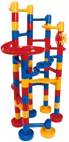 Marble Run - Super Set: 60-Piece Building Fun for Kids-Additional Need,Cause & Effect Toys,Engineering & Construction,Fine Motor Skills,Galt,Gifts for 5-7 Years Old,Learning Activity Kits,Maths,Primary Maths,S.T.E.M,Shape & Space & Measure,Stacking Toys & Sorting Toys,Stock,Tracking & Bead Frames-Learning SPACE