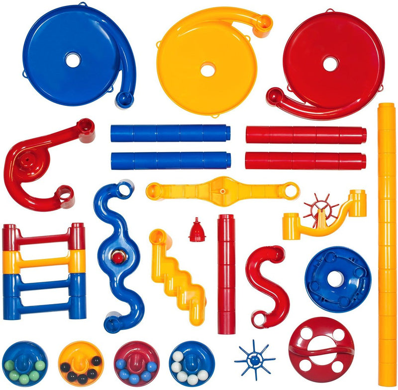 Marble Run - Super Set: 60-Piece Building Fun for Kids, Learning SPACE