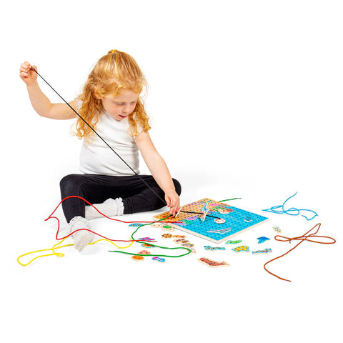 Marine Lace-A-Shape, Learning SPACE
