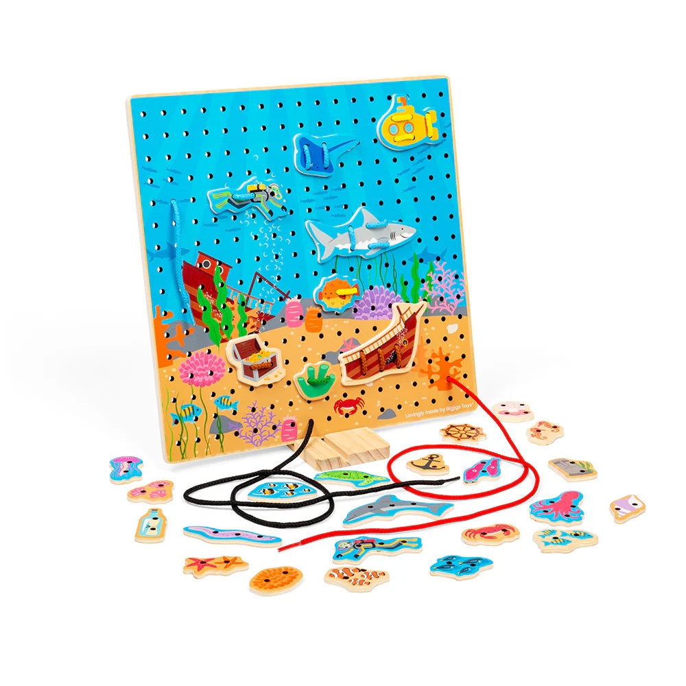 Marine Lace-A-Shape, Learning SPACE