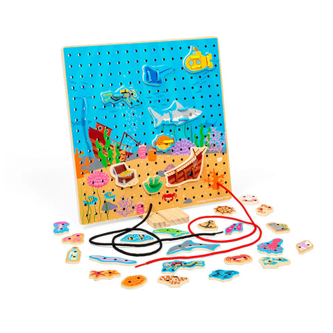 Marine Lace-A-Shape, Learning SPACE