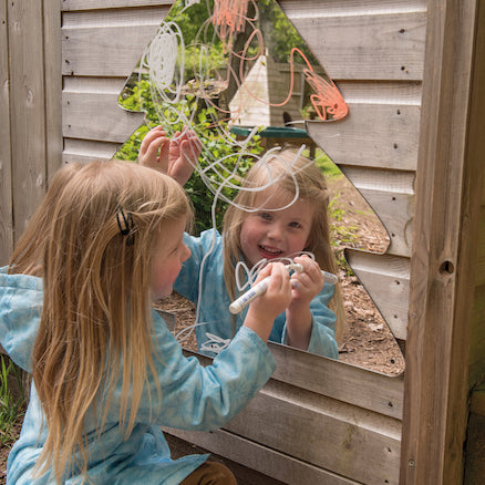 Mark Making Mirror Trees, for Playgrounds and Sensory Rooms, Learning SPACE