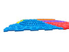 Massage Puzzle Floor Tiles - 6 Bright Colours, Learning SPACE