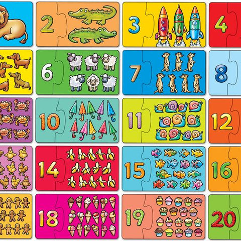 Match and Count - Jigsaw-13-99 Piece Jigsaw,Counting Numbers & Colour,Dyscalculia,Early years Games & Toys,Early Years Maths,Games & Toys,Learning Activity Kits,Maths,Maths Toys,Orchard Toys,Primary Games & Toys,Primary Maths-Learning SPACE