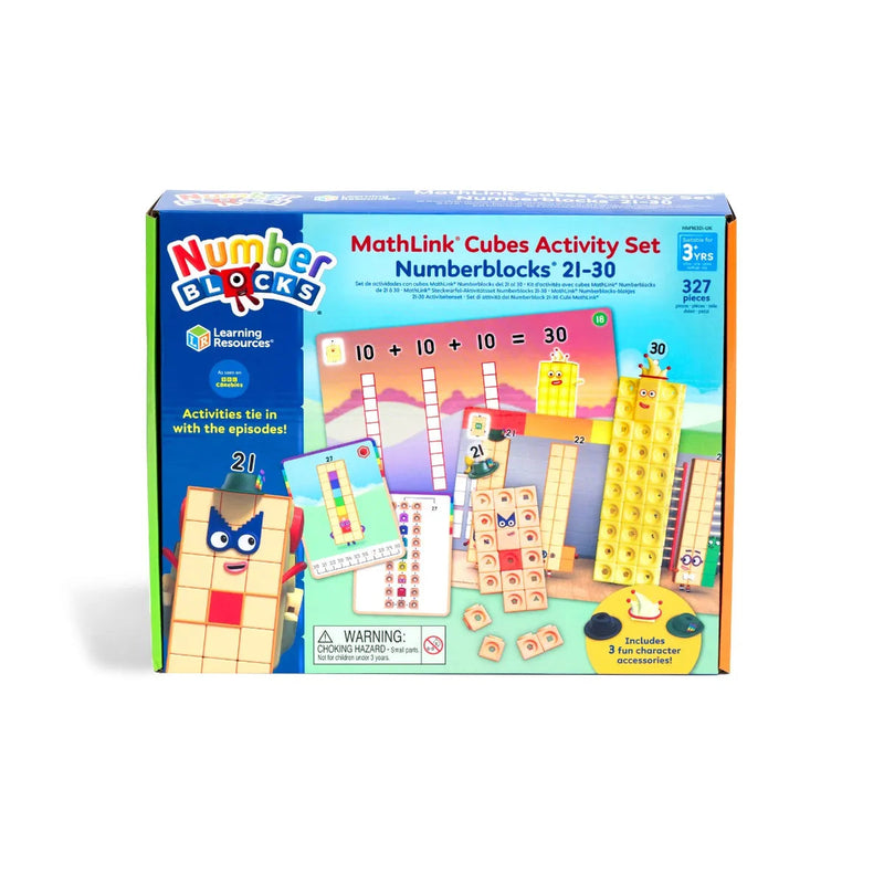 MathLink® Cubes Numberblocks® 21-30 Activity Set, Learning SPACE