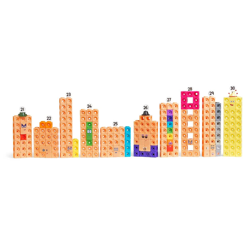 MathLink® Cubes Numberblocks® 21-30 Activity Set, Learning SPACE