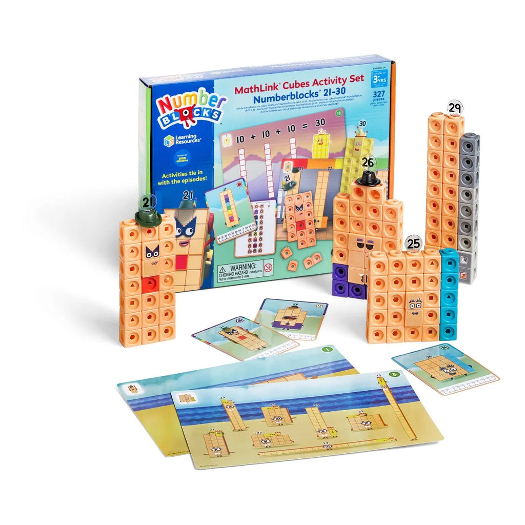 MathLink® Cubes Numberblocks® 21-30 Activity Set, Learning SPACE
