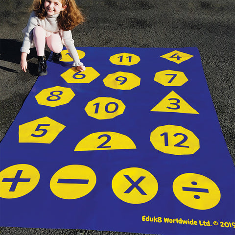 Maths In The Playground-Classroom Packs,Dropship,Dyscalculia,EDUK8,Maths,Playground,Playground Equipment,Playground Wall Art & Signs,Primary Maths-Learning SPACE